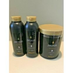 Salerm Kaps Filler Smoothing Therapy #1 Shampoo, #2 Liss Serum, #3 Mask SET