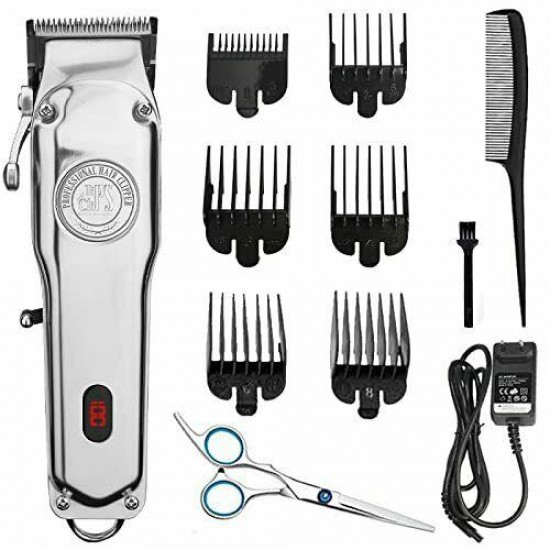 : Professional Cordless Haircut/Beard Clipper FULL Kit (13 Pieces) 1, 2, 3, 4,