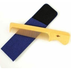 Boxwood Comb 4 inch 5 minutes with domestic Boxwood case