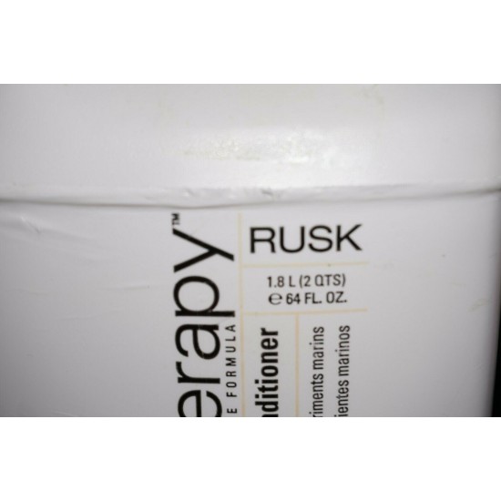 RARE * DISCONTINUED * Rusk CORAL THERAPY Detangling Marine HAIR CONDITIONER 64OZ