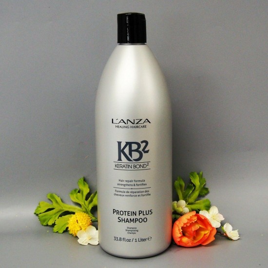 LANZA KB2 Keratin Bond 2 PROTEIN PLUS SHAMPOO 1000ml / 33.8oz / 1 Liter