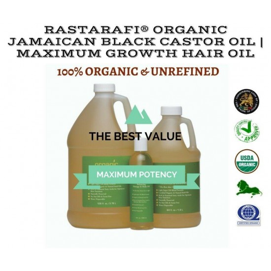 Rastarafi?? Jamaican Black Castor Oil | Bulk -Choose Gallon Size