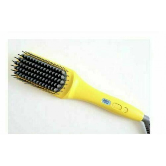 DRYBAR Hair Straightening Brush Electric Heated Comb Flat Iron Combination Tool