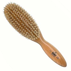 LADIES OVAL WHITE BRISTLE HAIR BRUSH KENT BRUSHES HANDMADE/FINISHED HANDCRAFTED