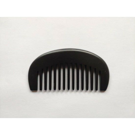 Customize Logo-Wide Tooth Peach Wood Comb Beard Care Comb Black Makeup Wholesale