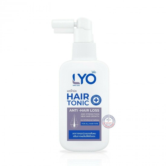 Lyo Hair Tonic Hair Loss Treatment Hair Strengthen & Regrowth 100ml pack of 2