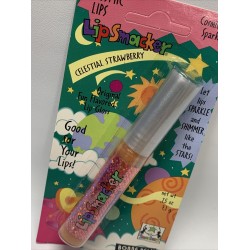 NEW Vintage Bonne Bell COSMIC Lip Smacker CELESTIAL STRAWBERRY Shimmer Lips NOS