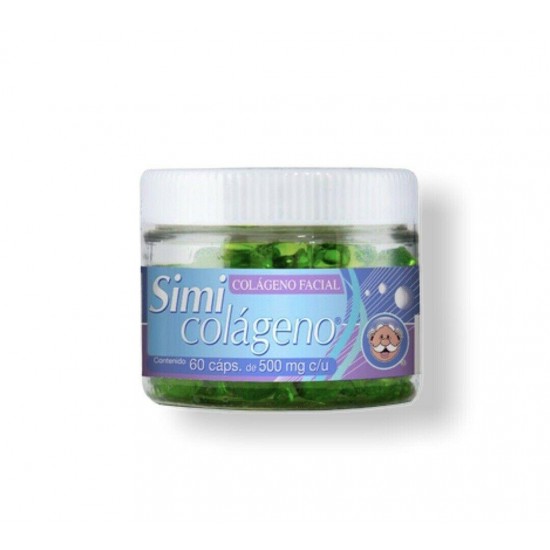 Simi Colageno Facial Para Arrugas Y Líneas De Expresion 60 Cápsulas