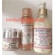 Golden face Beauty Milk set: lotion, serum, face cream, essential oil.+ soap