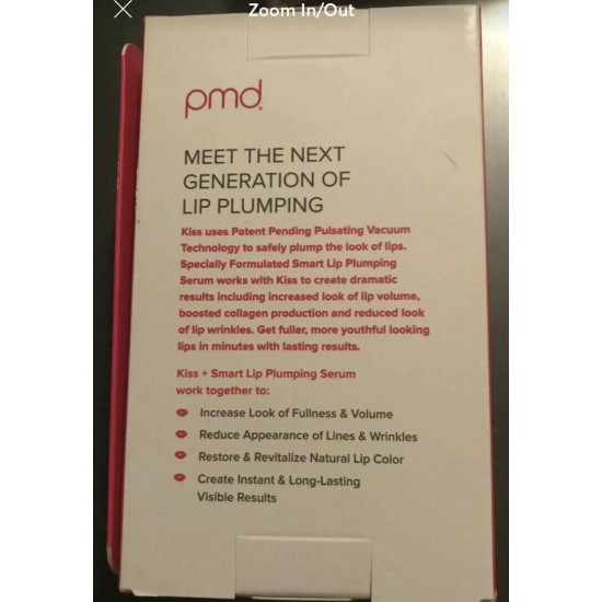 PMD Kiss Lip Plumping System - Age Defying Lip Device BNIB RECEIPT