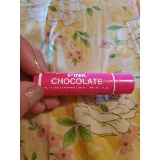 Rare lip smacker. Vintage bonne bell pink chocolate lip smacker.