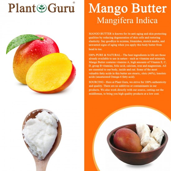 Raw Mango Butter BULK WHOLESALE 100% Pure Organic Unrefined Natural 5lb to 50lb