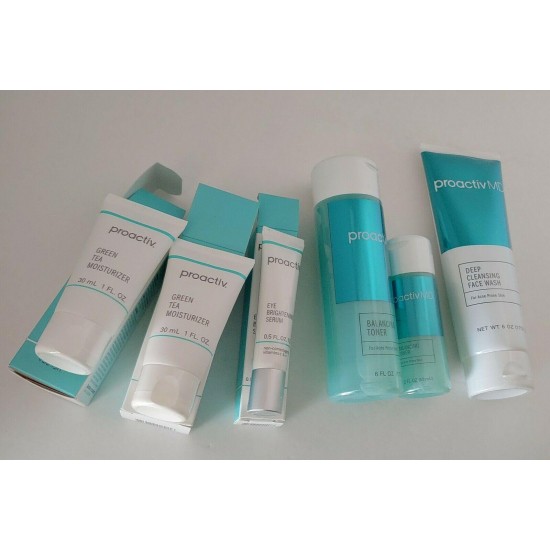 PROACTIVE Moisturizer, Face Wash, Balancing Toner, Eye Serum Lot of 6 Products.