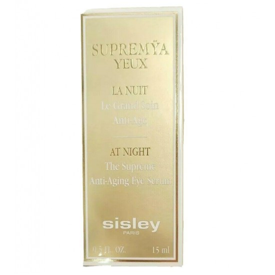 Sisley Supremya Yeux At Night The Supreme Anti-Aging Eye Serum 15ml 0.52oz. New