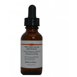 Ultra Skin Serum with Retinol, Vit. C, Aloe Vera, Ferulic Acid, Glycerin, HA