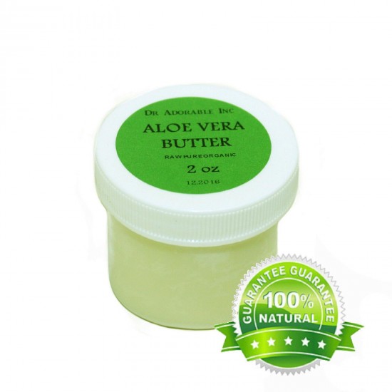 RAW ALOE VERA BUTTER ORGANIC COLD PRESSED PURE 2 OZ 4 OZ 8 OZ 12 OZ-12 LB