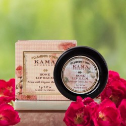 5X Kama Ayurveda Rose Lip Balm 5 g Each