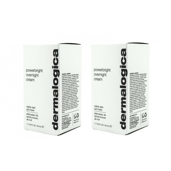 Dermalogica Powerbright Overnight Cream ( 1.7 oz / 50 ml ) *NEW / AUTH / 2 PACK