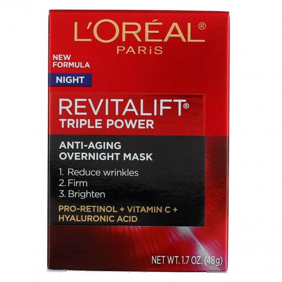 6 Pack L'Oreal Paris RevitaLift Overnight Mask 9.3 oz