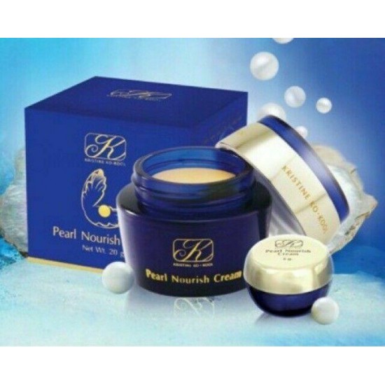 3x 20g. Kangzen Kenko Kristine Ko-kool Pearl Nourish Cream Smooth Clear Skin