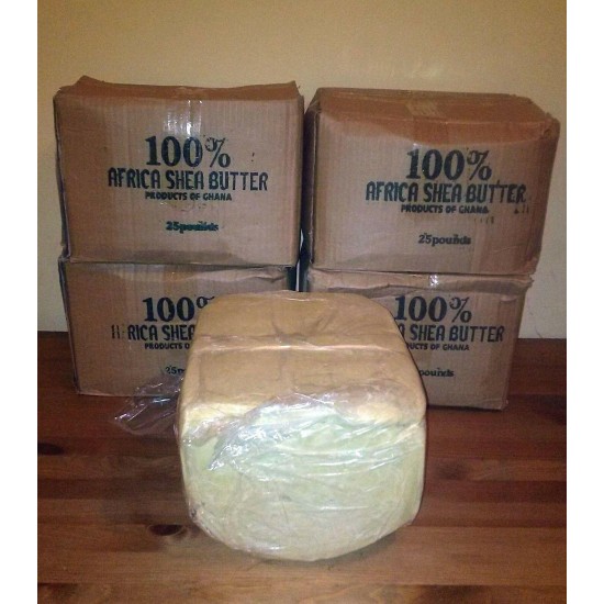 100% RAW AFRICAN SHEA BUTTER Unrefined Organic Pure GHANA Choose SIZE And COLOR