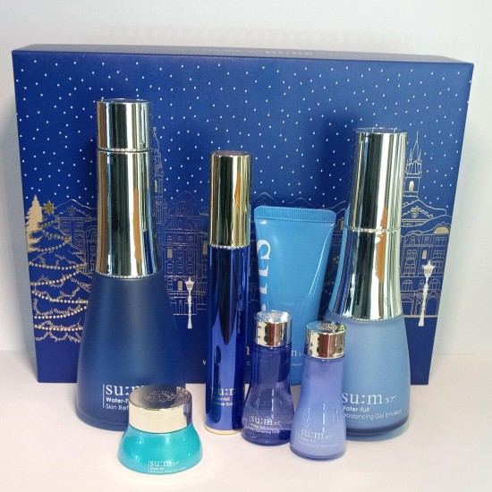 SU:M37 Water-full Special Set Eye Serum Gel Emulsion Toner Moisturizer K-Beauty