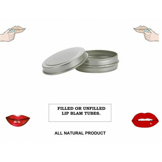 DIY. NEW. BULK TUBE, JAR, TINS. LIP BALM. UNLABELED WITH FLAVORS. USA SELLER.