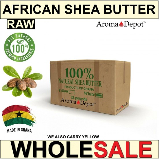 Raw African Shea Butter 100% RAW unrefined Pure Organic Natural WHOLESALE Bulk