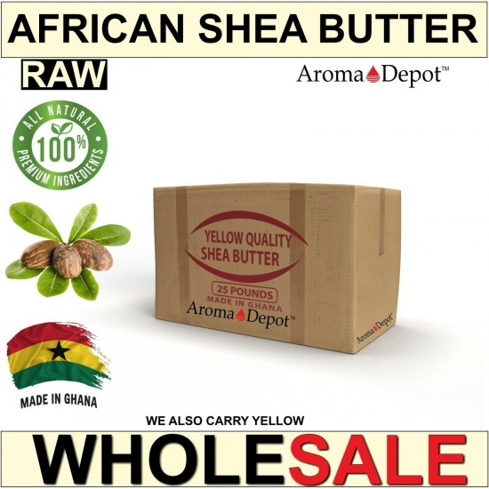 Raw African Shea Butter 100% RAW unrefined Pure Organic Natural WHOLESALE Bulk