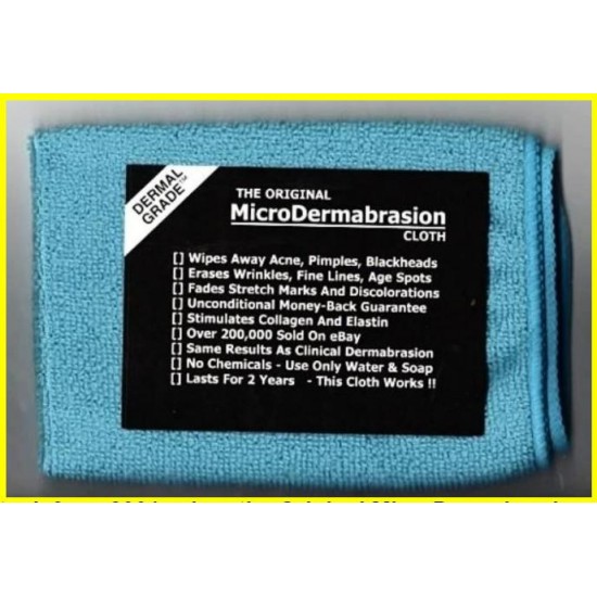 The Original MicroDermabrasion Gift Cloth Sets - Acne Wrinkles Blackheads Scars