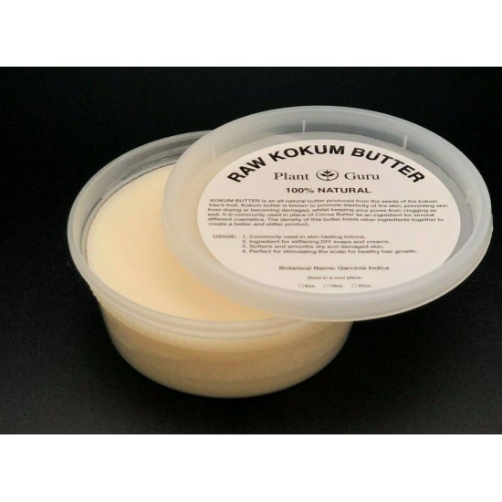 Raw Kokum Butter Cold Pressed 100% Pure Organic Natural 1 oz. to 55 lbs. Bulk