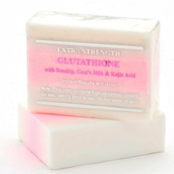 12 Bars of Premium Extra Strength Whitening Soap w/ Glutathione & Goat's milk