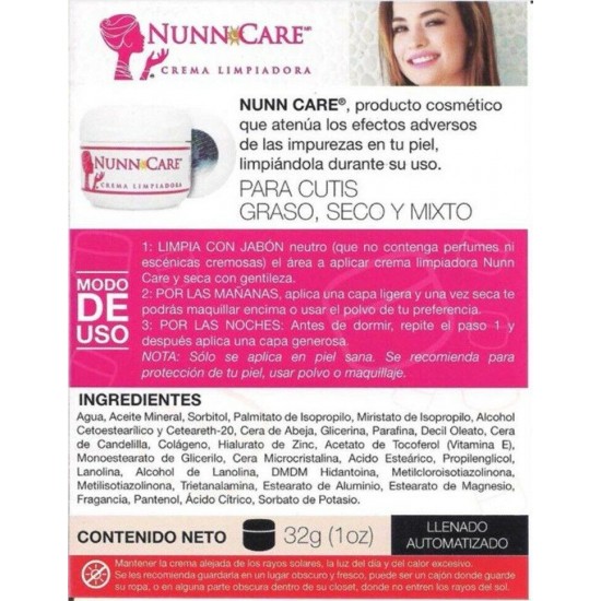 La Original Crema Nunn Care (12 Cremas) De Lupita T. T.