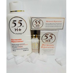 55H+ HARMONIE REPARATEUR SET (lotion+serum+Exfoliating soap+cream)