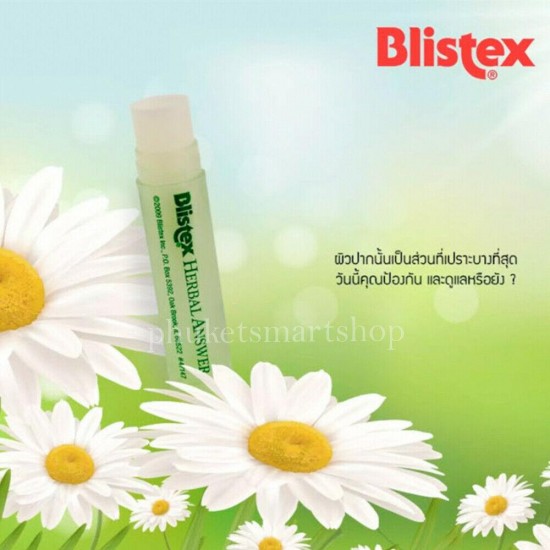 Blistex Herbal Answer Lip Balm Natural Moisturizer Care Sun Protection SPF 15