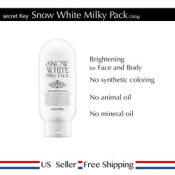 Secret Key Snow White Cream 50g + Snow White Milky Pack 200g Set [ US Seller ]