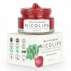 10X Nicolips Lightening & Brightening Dark Lip Balm Scrub Unisex 20g Expres ship