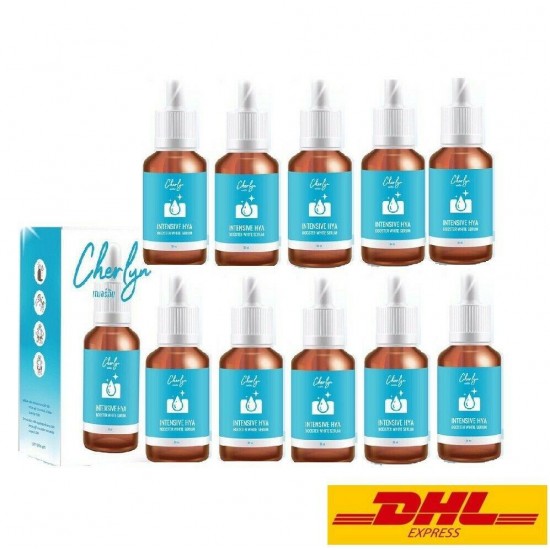 10X Cherlyn Intensive HYA Booster White Serum Reduce Acne freckles wrinkles 30ml