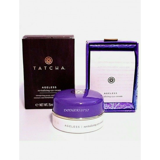 TATCHA AGELESS REVITALIZING EYE CREAM 0.5 OZ ORIGINAL FORMULA! BOX! AMAZING!