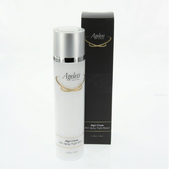 Ageless Beautiful Skin Aegis Cream Anti-Aging Night Repair Skin-Reparative 1.7oz