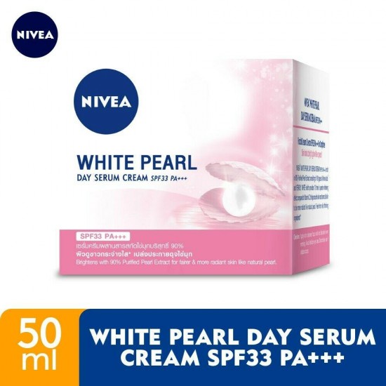 10 x 50ml Nivea White Pearl Day Serum SPF33 PA++ Cream Extra White Pore Minimize