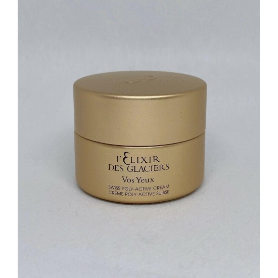 Valmont L'Elixir Des Glaciers Vos Yeux Swiss Poly-Active Eye Cream 0.51oz New