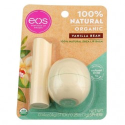 eos 100% Natural Shea Lip Balm Stick/Sphere, Vanilla Bean, 36ct case (10 cases)