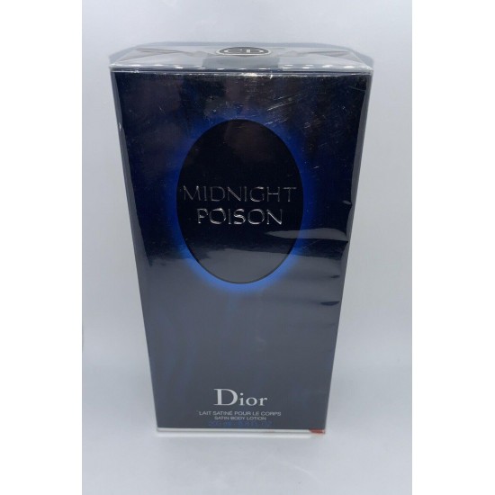 Midnight Poison Dior Satin Lotion 200ml/6.8oz Sealed Discontinued Rare HTF