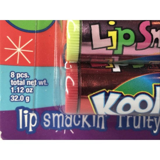 Bonne Bell Lip Smacker Kool Aid 8 Count Variety Party Pack Lip Balm NOS Vintage