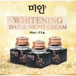 3X Pearl Whitening Day Night Cream Reduce Dark Spots Acne Nourish Skin 13g