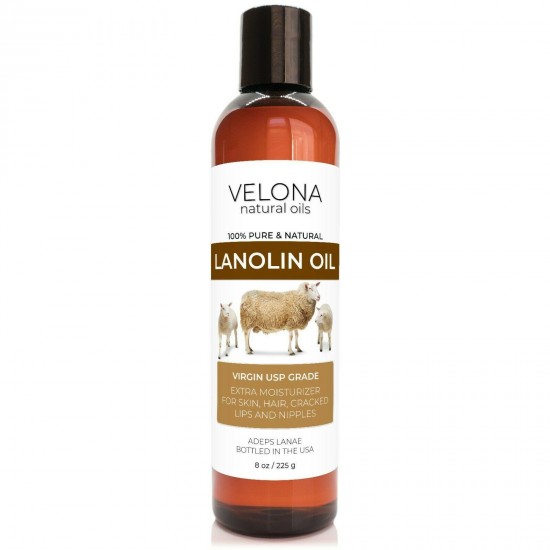 Lanolin Oil USP Grade By Velona 2oz-7lb Refined Cold pressed Skin, Hair, Body