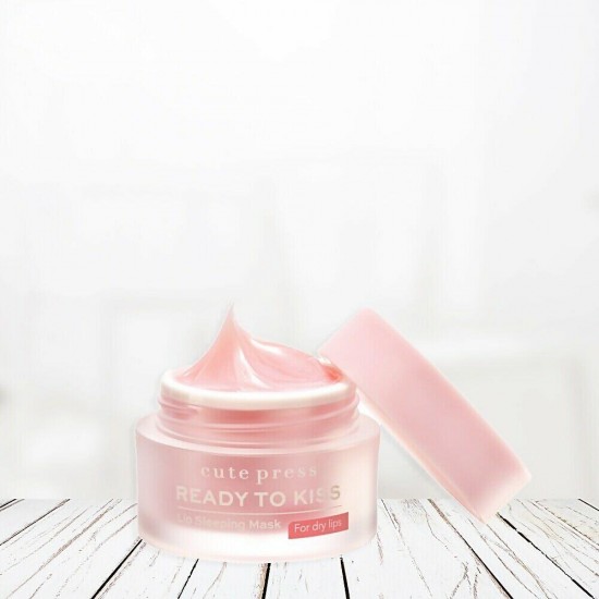 Natural Microfiller Cute Press Ready To Kiss Lip Sleeping Mask Vitamin C and E