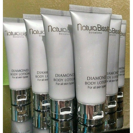 Natura Bisse Diamond Body Lotion Lot of 10 Travel Size Bottles 1.4 oz. Each 2021