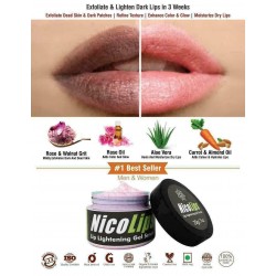 10 x NicoLips Lip Gel Scrub Removes Nicotine Stains - Free Shipping